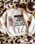 Suspect Diet Soda TEE or CREWNECK