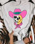 Smiley Skeleton TEE or CREWNECK