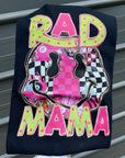 RAD MOM neon face tee or sweatshirt