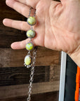 4 Stones Palomino turquoise necklace lariat II