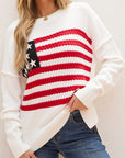 Lakelyn American Flag Sweater