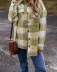 Wren Buttoned Flap Pockets Baggy Shacket
