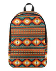 Orange Aztec Backpack