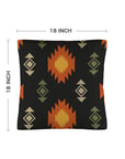 Black Aztec Pillow Case Made in America