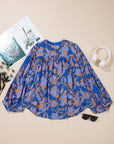 Alyssa Floral Buttoned Loose Fit Shirt