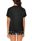Native Buffalo Women's Western Top and Short Pajama Set