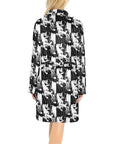 Black White Cowboy Bath Robe