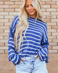Cadence Stripe Casual Sweater