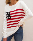 Lakelyn American Flag Sweater