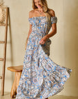 Bria Off Shoulder Maxi Dress