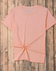 Plain Crew Neck Tee