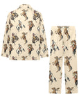 Vintage Cowgirl Girl's Western Pajama Set