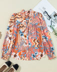 Leighton Floral Buttoned Loose Shirt
