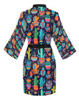 Crazy Cactus Lady Women's Lounge Kimono Robe