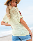 Malaysia Crochet Flower Hollow-out Sweater