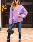 Aubrey Brushed Star Oversize Sweater