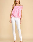 Off The Shoulder Bow Top