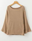 Maria Exposed Seam Dolman Top