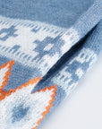 Ariah Aztec Print Open Front Knitted Cardigan
