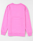 Vera MAMA Letter Embossed Casual Sweatshirt