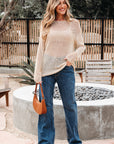 Hadley Crochet Hollow-out Sweater