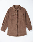 Eleanor Corduroy Flap Up Shacket