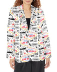 Yeehaw Cowboy Vegas Women's Western Blazer