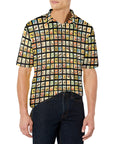 Cowboy Collage Men's Western Polo Style Shirt