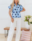 Journey Polka Dot Buttoned Blouse