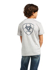 Ariat Boys Echo Gray Charger Tee