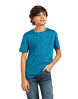 Ariat Boys Teal Charger Tee