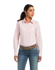 Kirby Stretch Shirt- Bridal Rose
