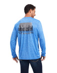 Charger Land of the Free T-Shirt-OLYMPIAN BLUE