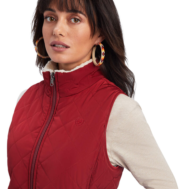 Dilon Reversible Insulated Vest-ROUGE RED