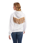 Desert View Full Zip Sweatshirt- EGRET