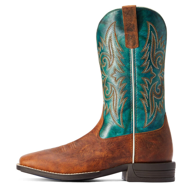Wild Thang Western Boot- FIERY BROWN CRUNCH