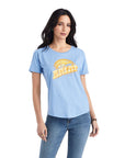 Ariat Sunset Arc Tee-OCEAN BLUE HEATHER