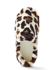 Snuggle Slipper- Cream Leopard