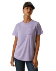 Rebar Workman Graphic Ariat Logo T-Shirt- Lavender