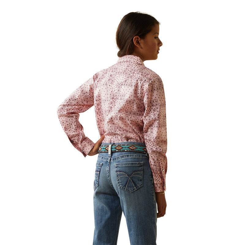 Paisley Shirt-CORAL BLUSH PAISLEY PRINT