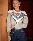 Chimayo Embroidered Sweatshirt