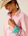 Ariat Women's Pink Stripe Kirby Shirt