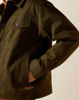 Ariat Men's Dark Green Canvas Rancher Jacket