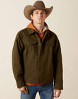 Ariat Men's Dark Green Canvas Rancher Jacket