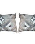 Hilason Pl503-F Cowhide Leather Hair-On Patchwork Cushion Pillow Cover