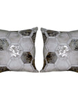 Hilason Cowhide Leather Hair-On Patchwork Cushion Pillow Cover