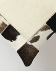 Hilason Cowhide Leather Hair-On Patchwork Cushion Pillow Cover