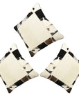 Hilason Cowhide Leather Hair-On Patchwork Cushion Pillow Cover