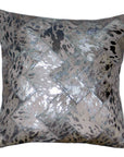 Hilason Cowhide Leather Hair-On Patchwork Cushion Pillow Cover