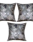 Hilason Cowhide Leather Hair-On Patchwork Cushion Pillow Cover